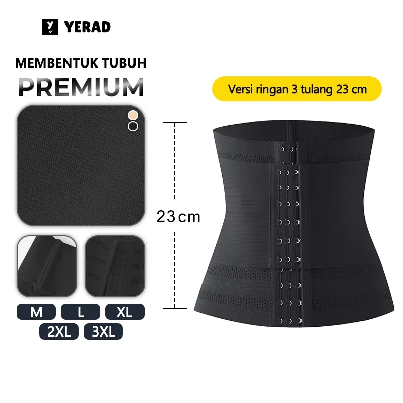 YERAD Korset Berkancing Ganda Sabuk Perut Sabuk Pasca persalinan Sabuk Pembentuk Tubuh Shapewear