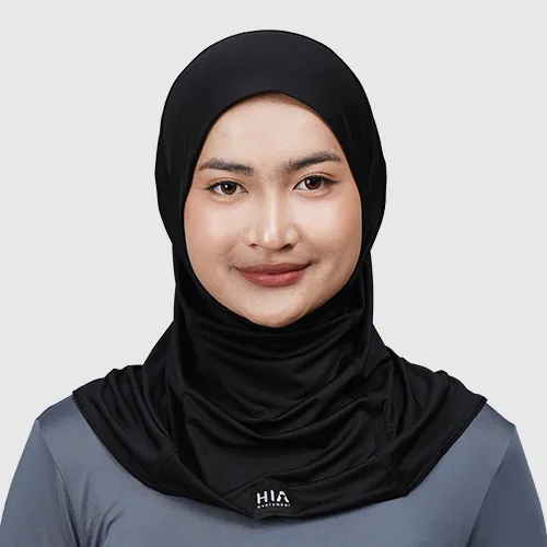 HIA Everywear Areesa Hijab Sport Instan Jilbab Lari Padel Tennis Gym Dry Fit