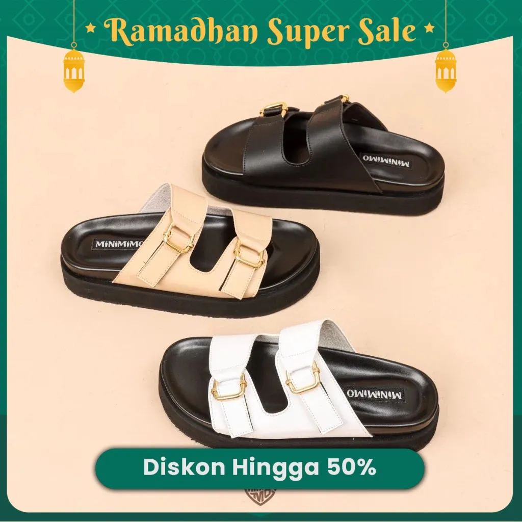 Sandal Wanita Platform Sandal Kulit - MiNiMiMO by Anes | Rimar Series