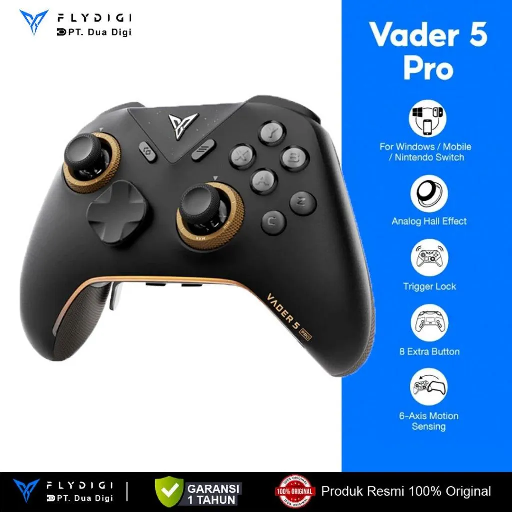 FLYDIGI Vader 5 Pro PC Controller Force Adjustment Lever Joystick Hall & Micro 2-in-1 Triggers