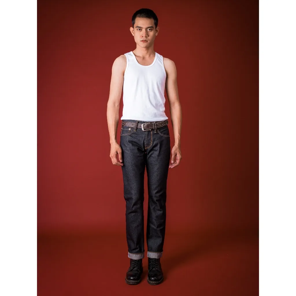 Bespoke Project - Celana Jeans pria Raw Denim Collection