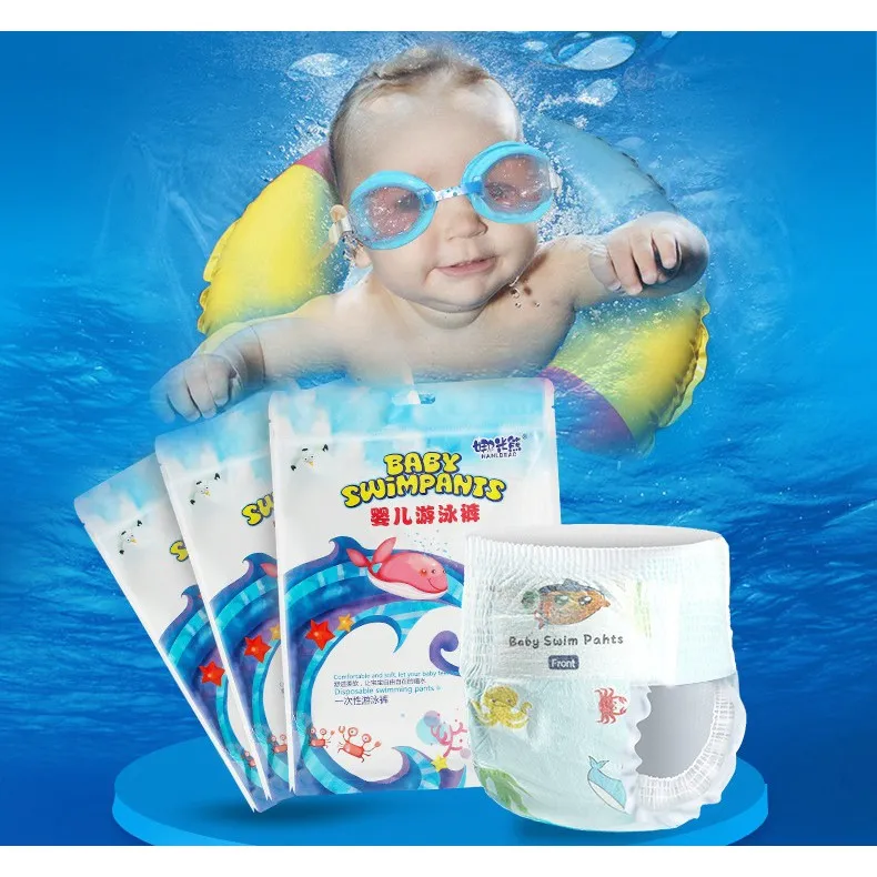 BK132 Diapers Renang Bayi Sekali Pakai Popok Tahan Air Baby Swim Pants Berenang anak