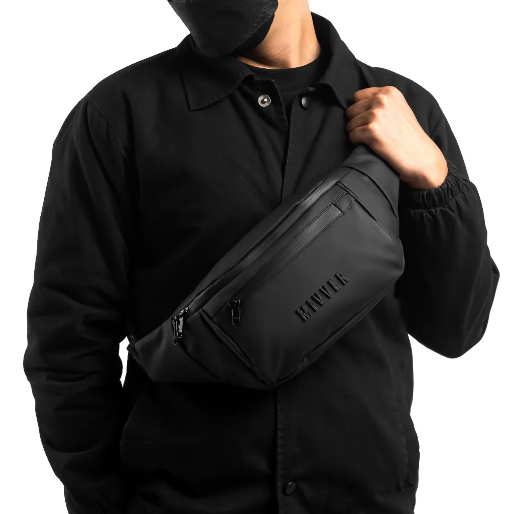 MIVVER | SAVIOR Waistbag Waterproof Tas Pinggang Slingbag Tas Selempang Ringan Anti Air Pria Wanita
