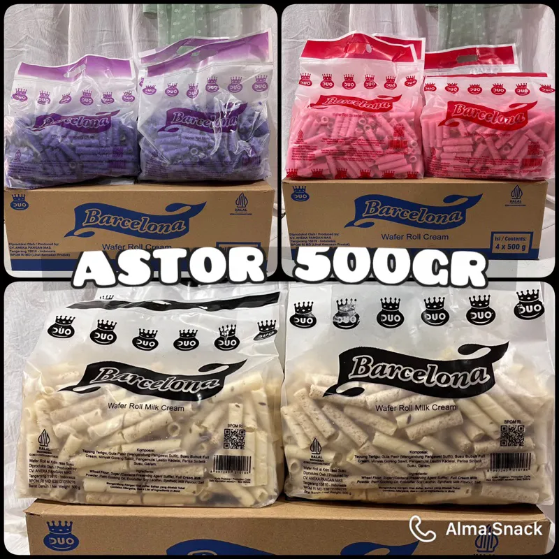 ASTOR MINI KEMASAN 500gram BARCELONA
