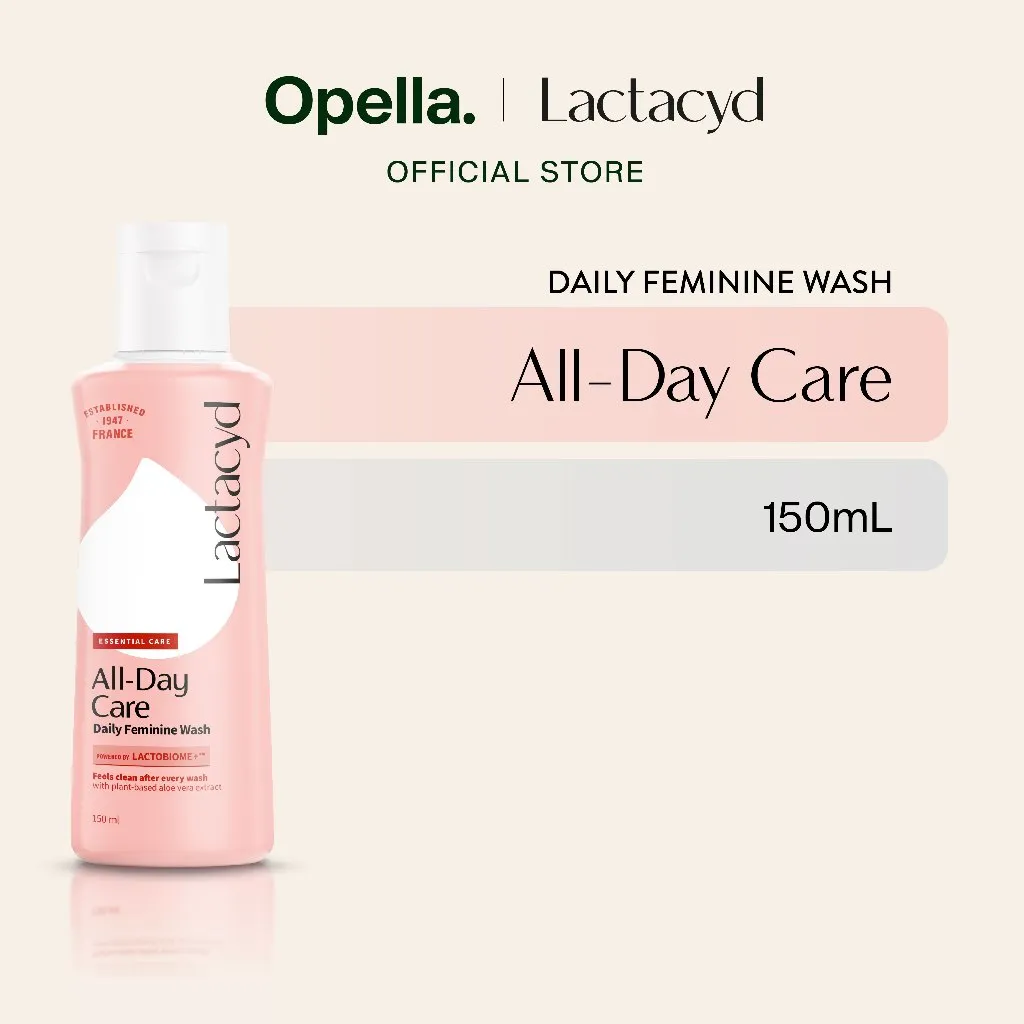 Lactacyd All Day Care Feminine Wash 150mL - Pembersih Kewanitaan untuk Melindungi dari Gatal dan Iritasi