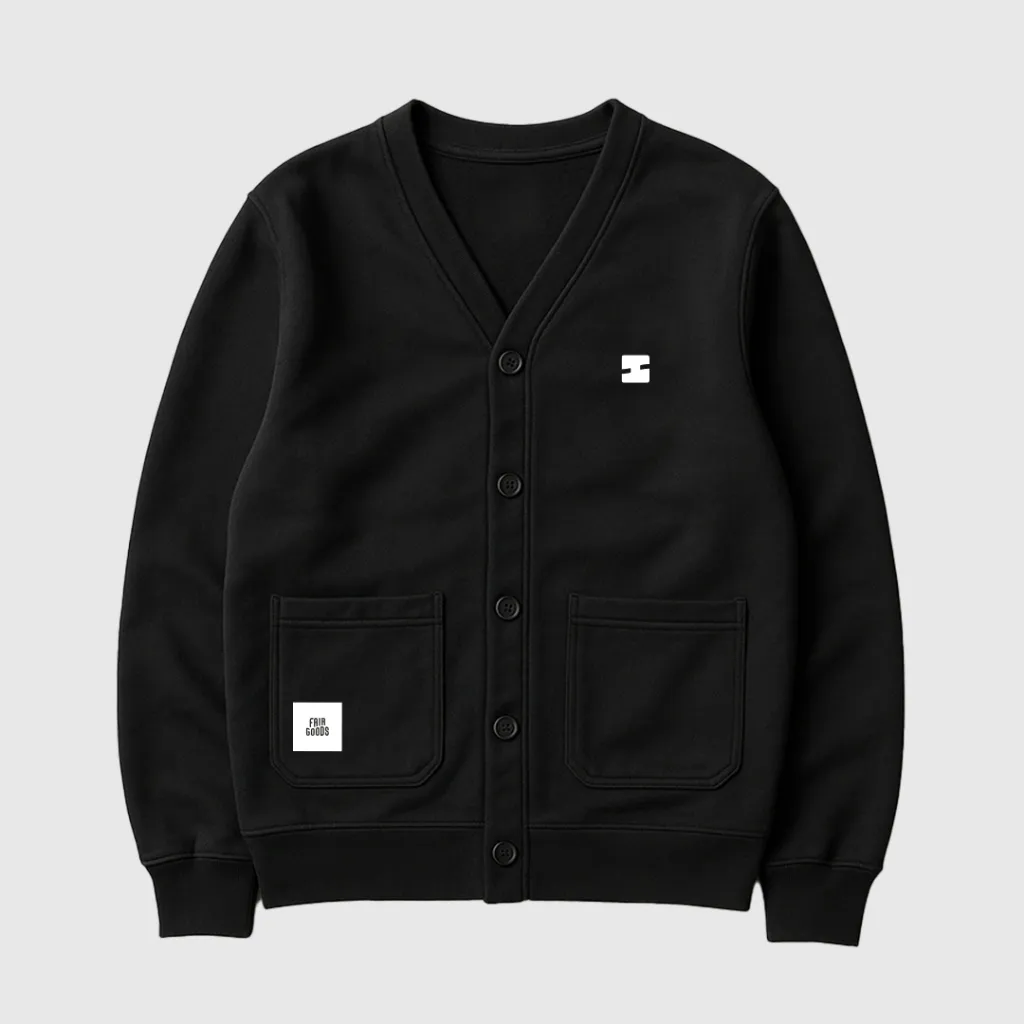 Fairgoods Basic Cardigans Ohayo Black