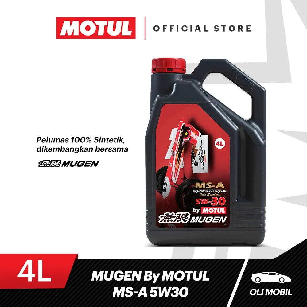 Oli Mobil Motul MUGEN MS-A 5W30 4L untuk HONDA