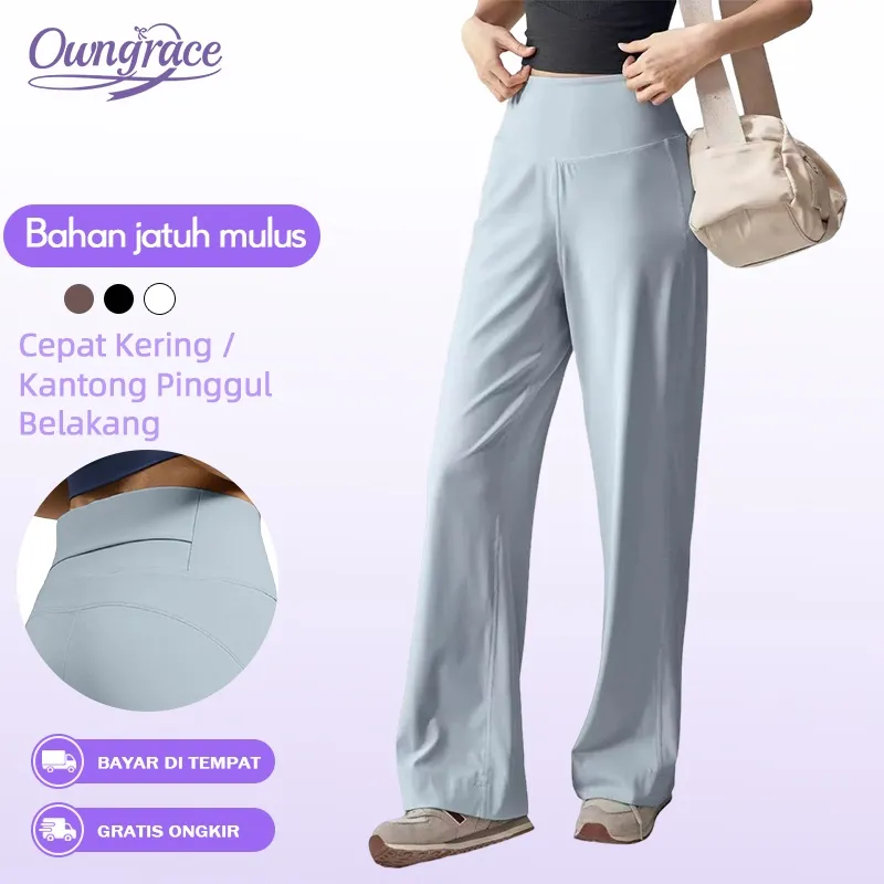 SPORTS CULLOTES Celana Kulot Olahraga Yoga Workout Gym Celana panjang Olahraga Wanita