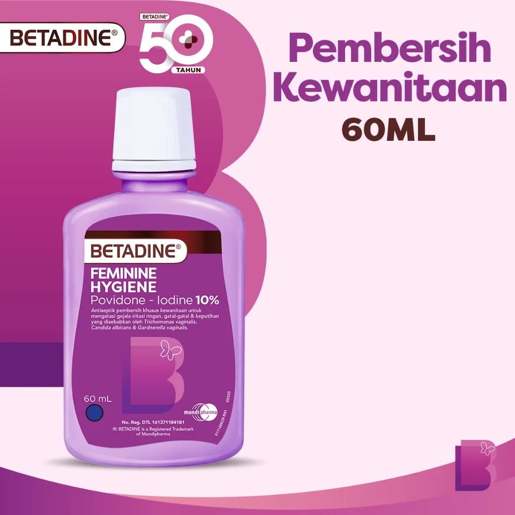 BETADINE FEMININE HYGIENE Pembersih Kewanitaan 60ml
