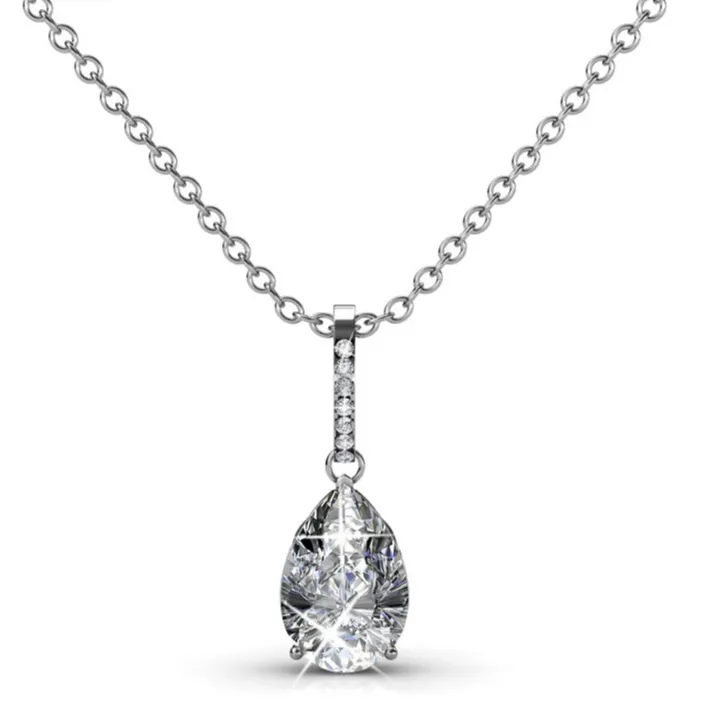 Dew Drop Pendant - Kalung Crystal   kristal premium mewah berkilau® by Her Jewellery