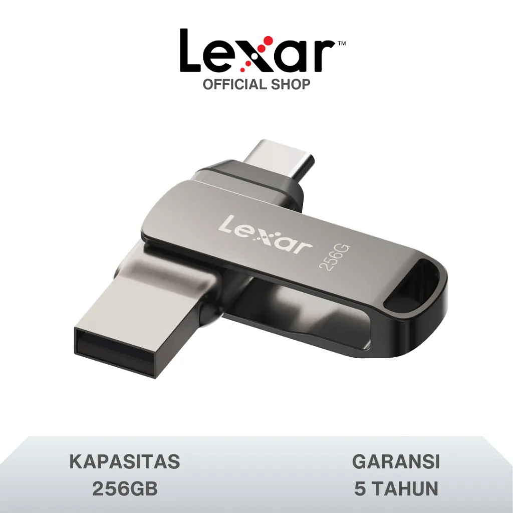 Lexar JumpDrive Dual Drive D400 USB 3.2 Type-C - 256GB