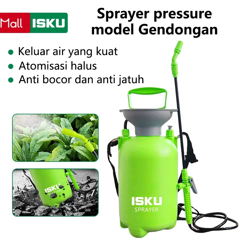 ISKU Semprotan Tanaman 5 Liter Pressure Sprayer Manual - Alat Semprot Hama Disinfektan & Pupuk 5L