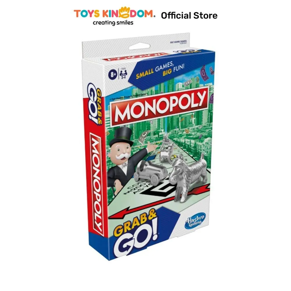 Toys Kingdom Monopoly Grab & Go - Mix Toys Kids Toy Mainan Strategi Anak Papan Permainan Kebersamaan Board Games