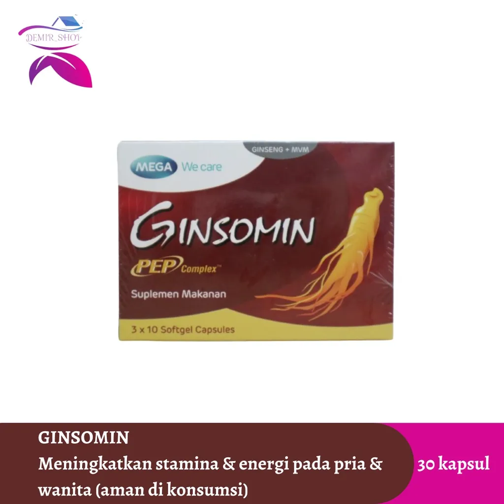Ginsomin Mega We Care Meningkatkan Stamina & Energi