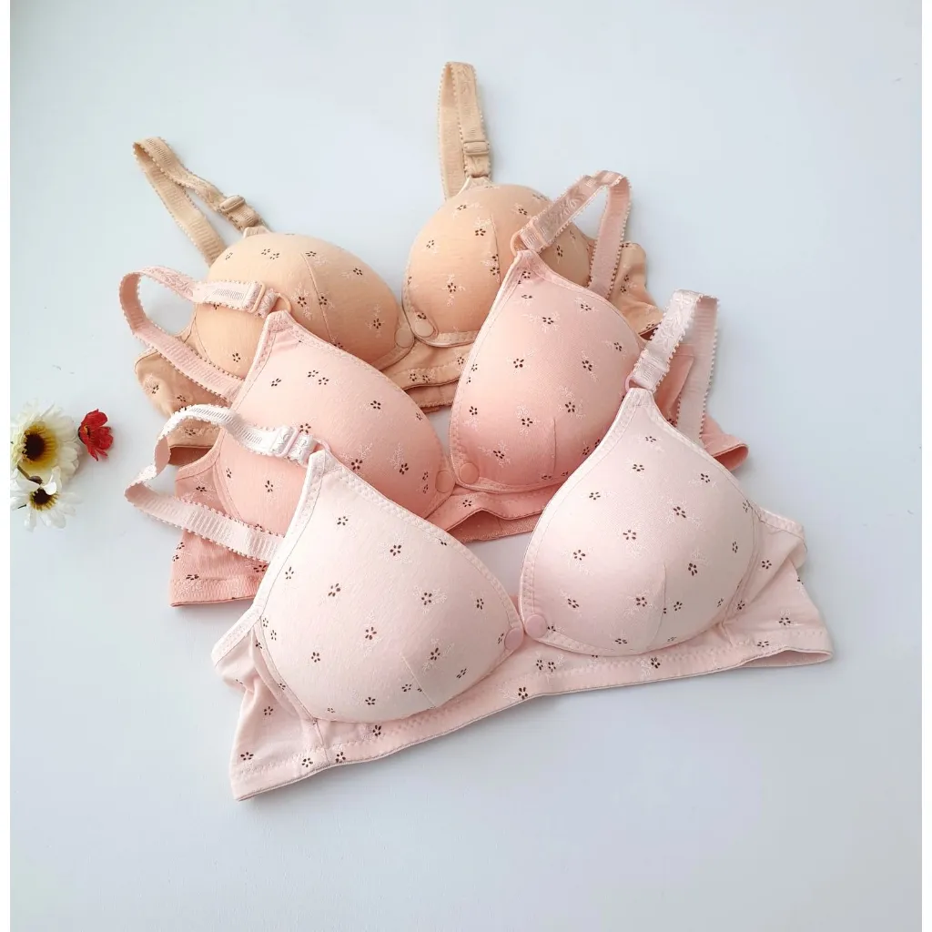 3 Pcs Bra Menyusui Bh Kehamilan Katun Nyaman