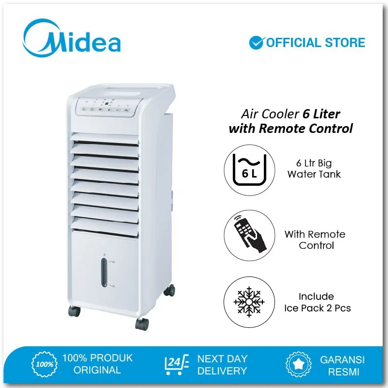 Midea Air Cooler 6L AC100-A Putih