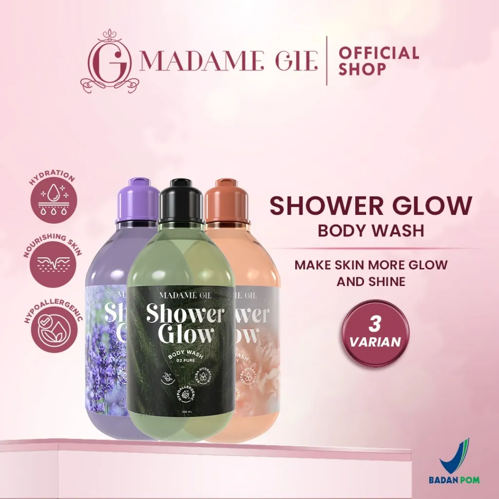 AS Madame Gie Shower Glow - Body Wash Hypoallergenic Sabun Mandi Madam MadameGie