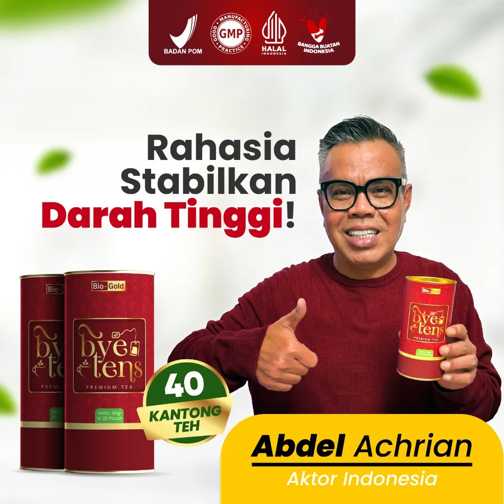 Bye Tens Premium Tea - Teh Herbal Untuk Hipertensi Darah Tinggi Kolestrol Dan Kesehatan Jantung
