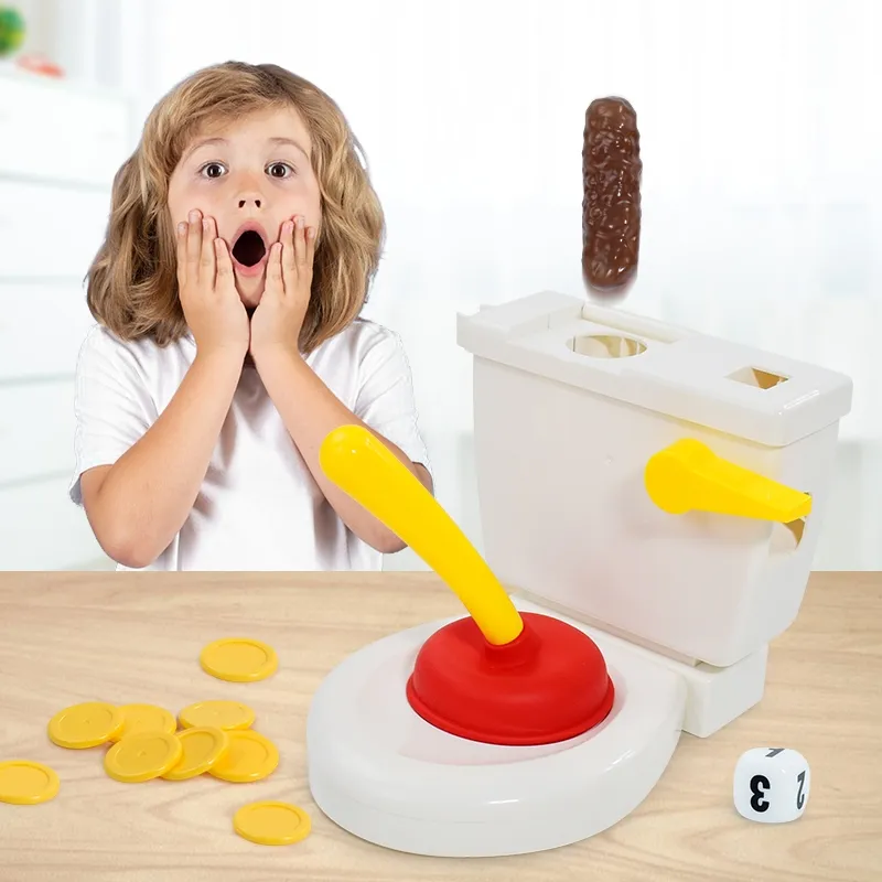 Crazy Flush Mainan Family Board Game Anak Toilet