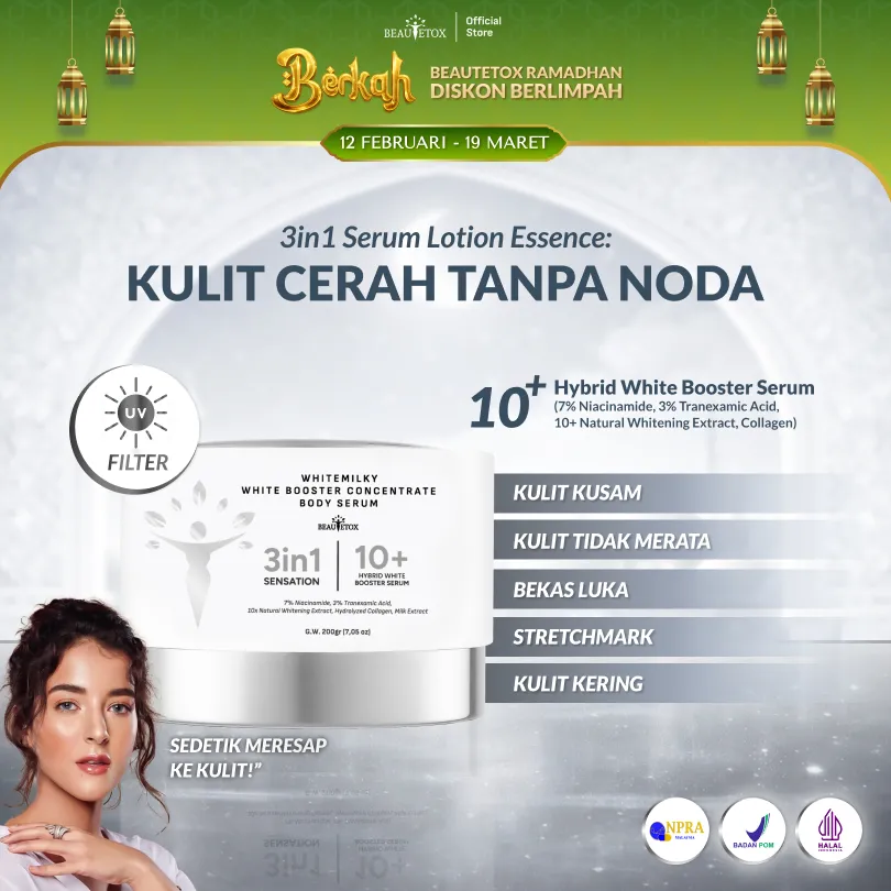 BEAUTETOX WHITEMILKY CREME WHITE BOOSTER CONCENTRATE BODY SERUM