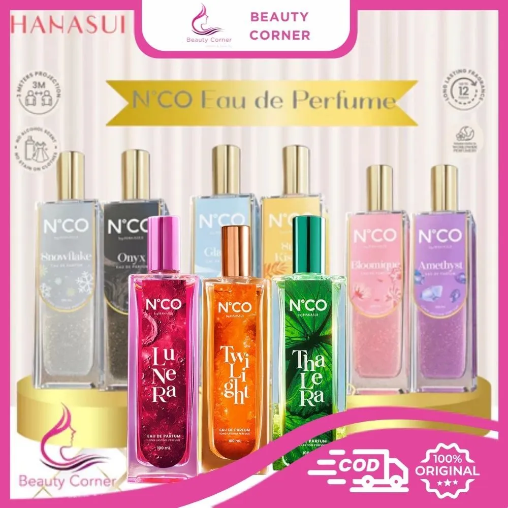 N.CO Parfume Hanasui Eau De Parfume NCO - 100ml Luxurious Fragrance Parfume Wanita Tahan Lama