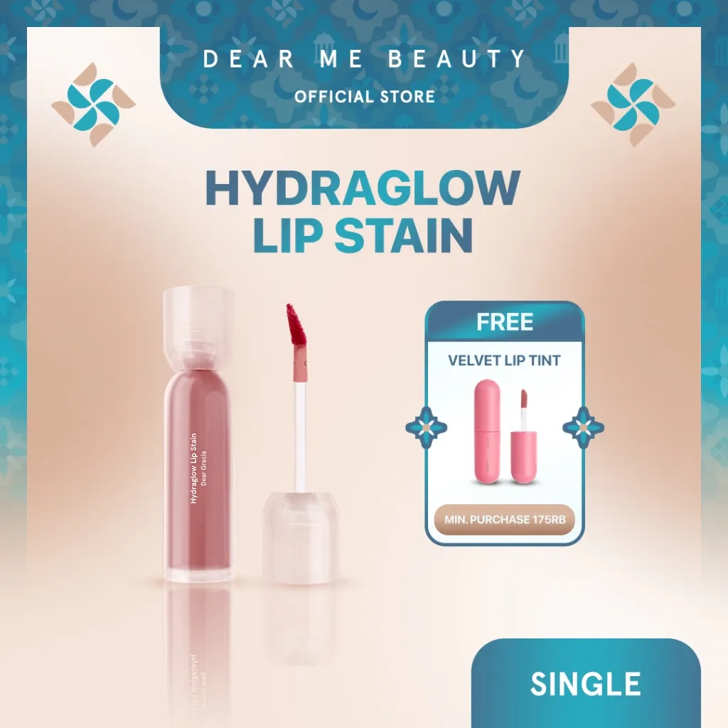 Dear Me Beauty Hydraglow Lip Stain - Beli Bundle Lip Stain + Lip Balm Jadi Lebih Hemat!
