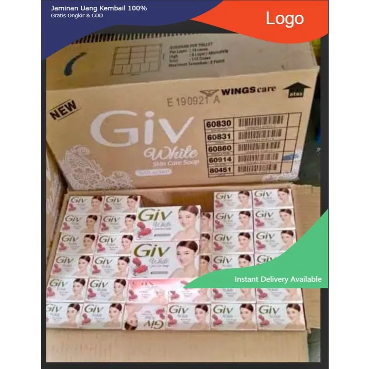 10 PCS / Sabun Giv white Batangan 76 gram - Sabun Mandi Batang Murah - sabun harum promo