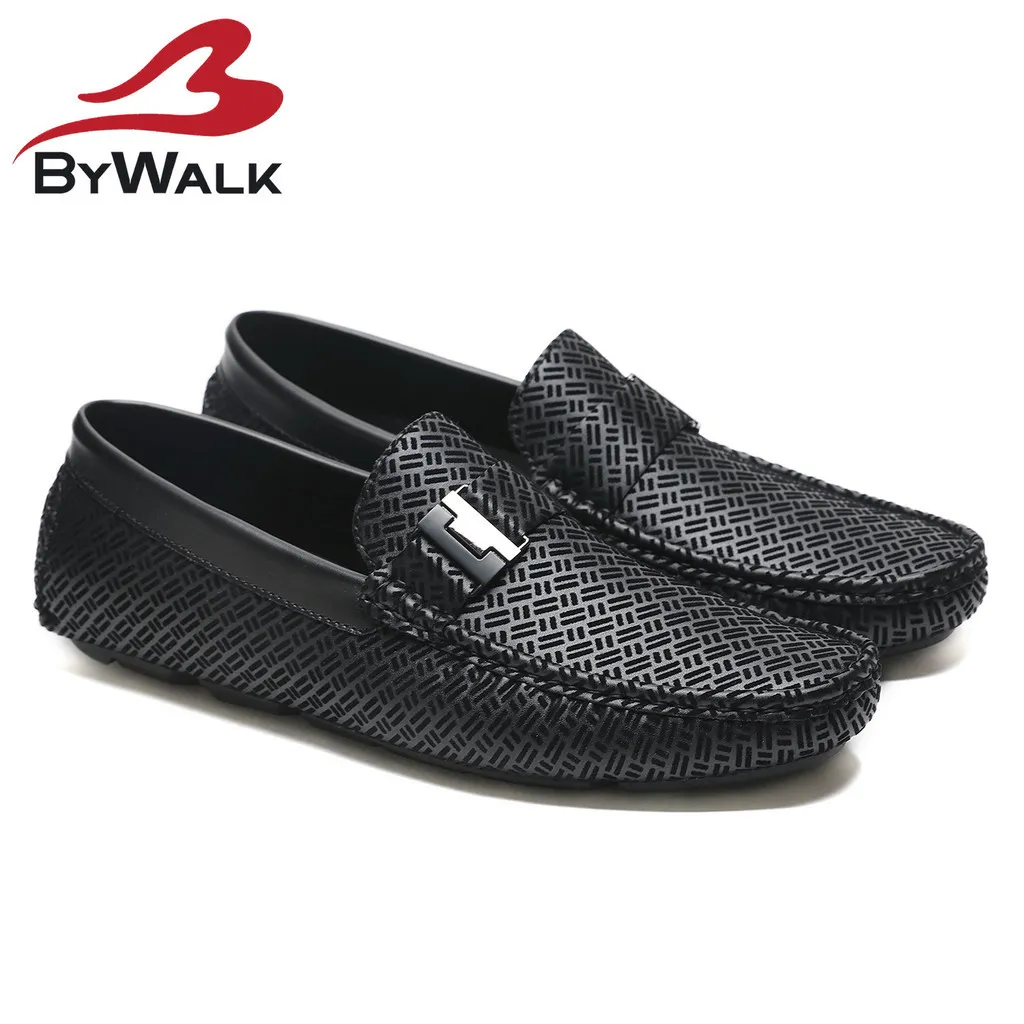 BYWALK CMS47 Sepatu Loafers Pria Formal Casual Moccasin Slip On