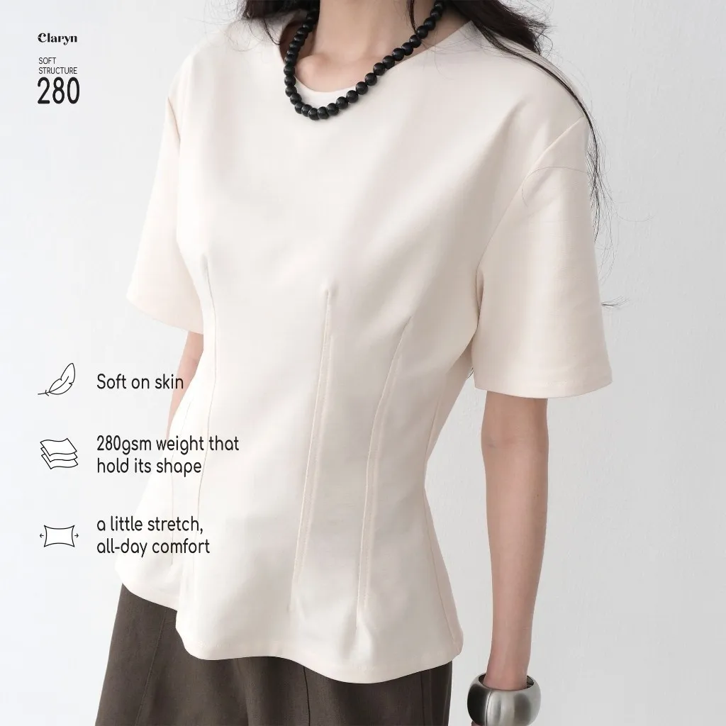 CLARYN - Lucy Top - Fitted t-shirt