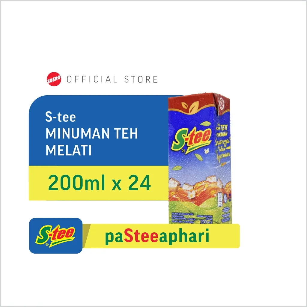 S-tee Kotak 200 ml Isi 24 pcs