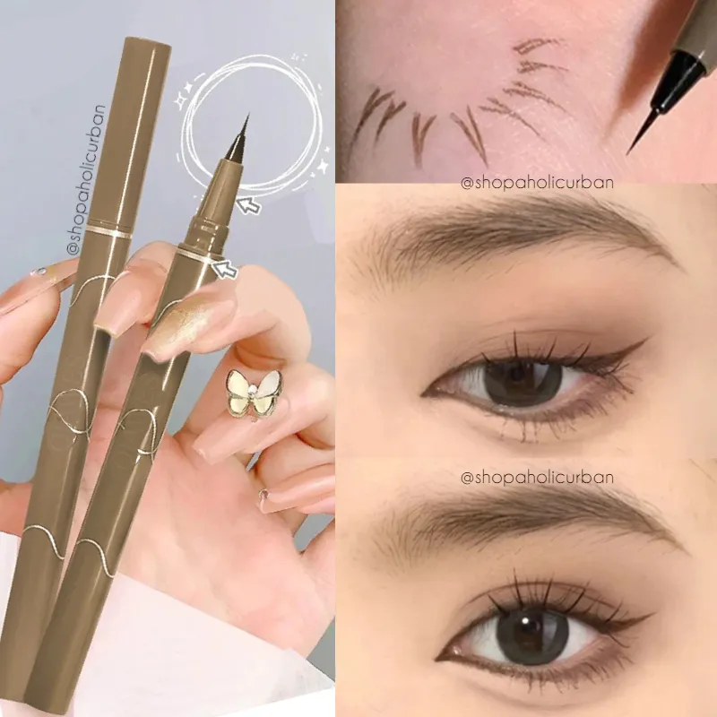 Eyeliner Tipis Eyeliner Super Sharp Eyeliner Suake Original Eyeliner Tahan Air Liquid Eyeliner Liquid Eyebrow Eyeliner Long Lasting Korean Eyeliner Winged Eyeliner
