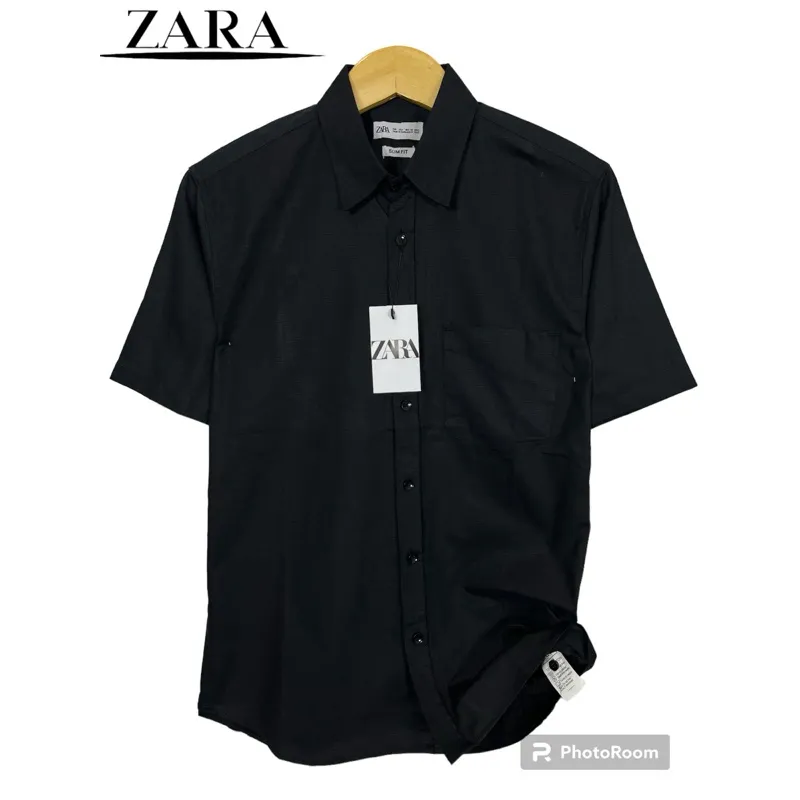 Kemeja Pria Lengan Pendek premium Kemeja Krah Kantoran casual kemeja polos lengan pendek bahan katun