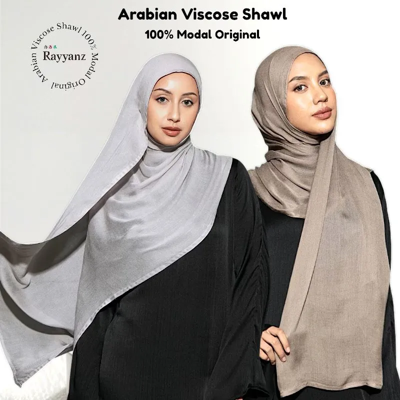 PASHMINA VISCOSE MODAL BAMBOO PREMIUM - PASHMINA ARABIAN VISCOSE BAMBOO 100% MODAL - By Rayyanz Hijab