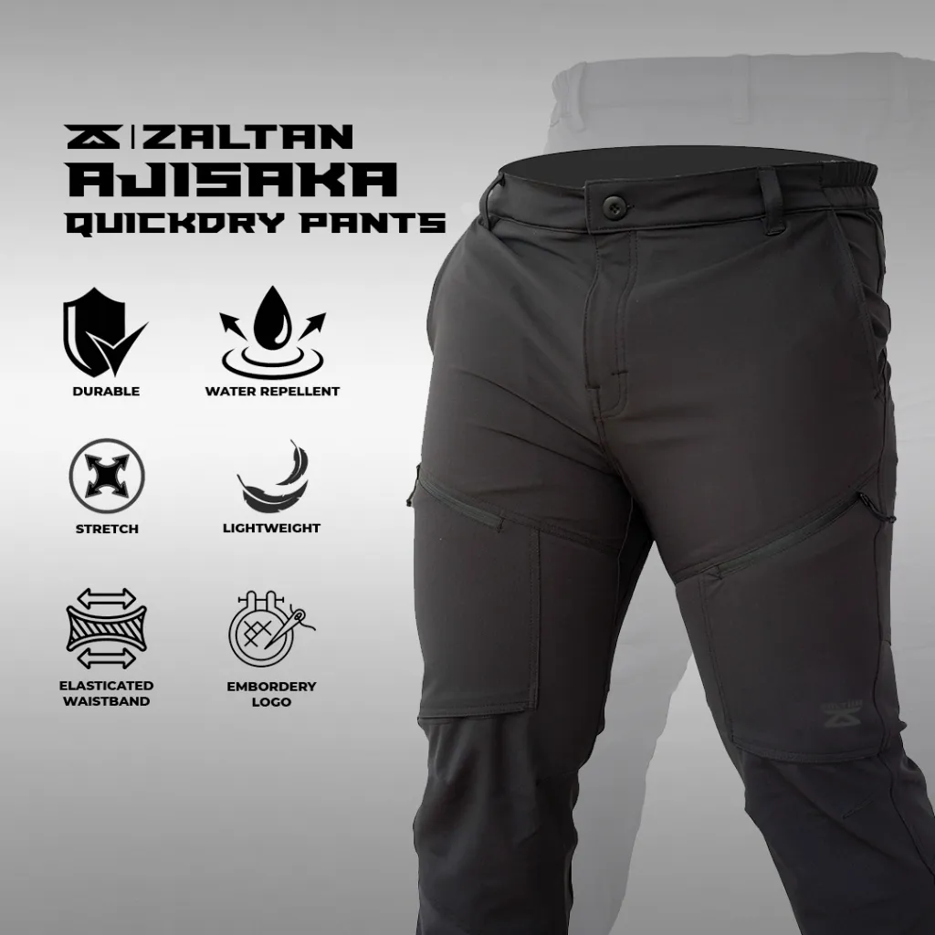 Zaltan Celana Gunung Outdoor Quickdry Ajisaka Series | Celana Gunung Outdoor Pria Wanita Unisex