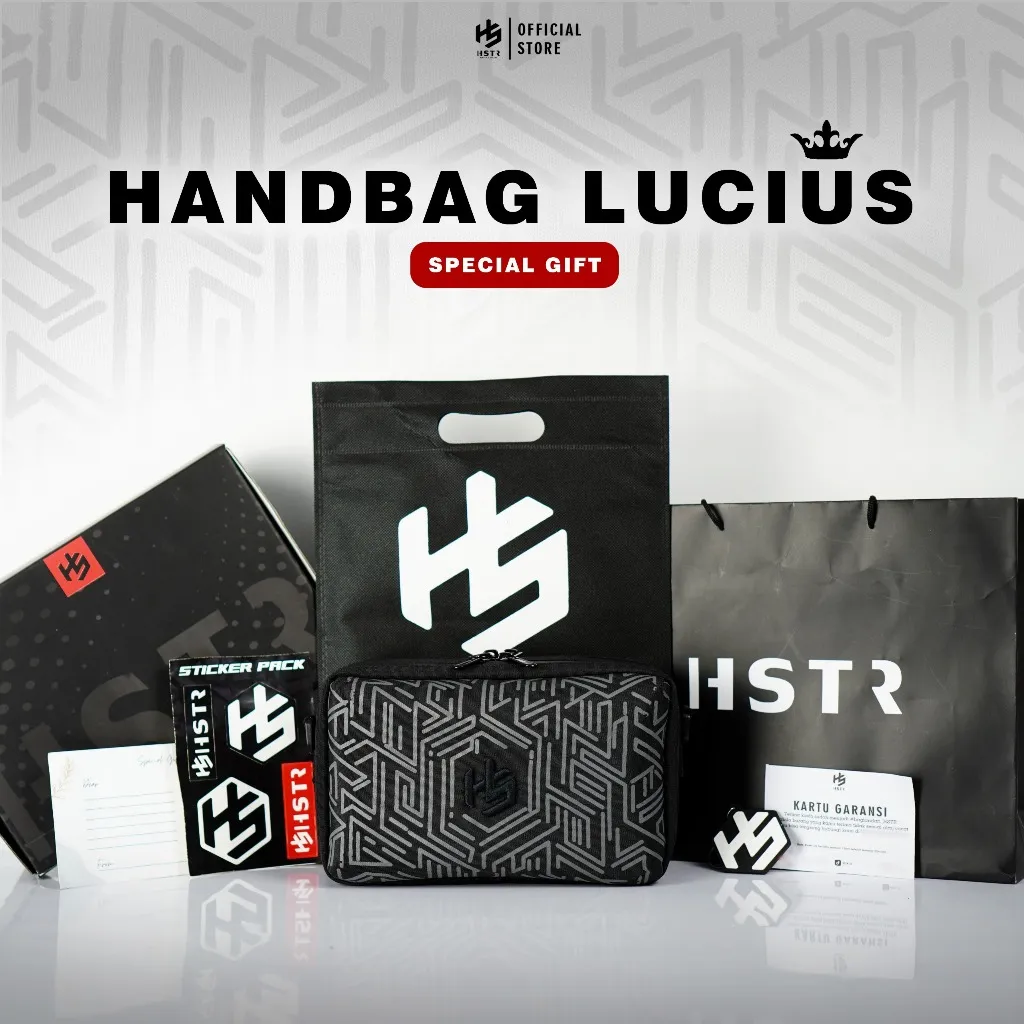 HSTR LUCIUS - tas selempang pria Handbag Slingbag Clutch Pria Wanita cowok Multifungsi tahan air dan tahan bara api
