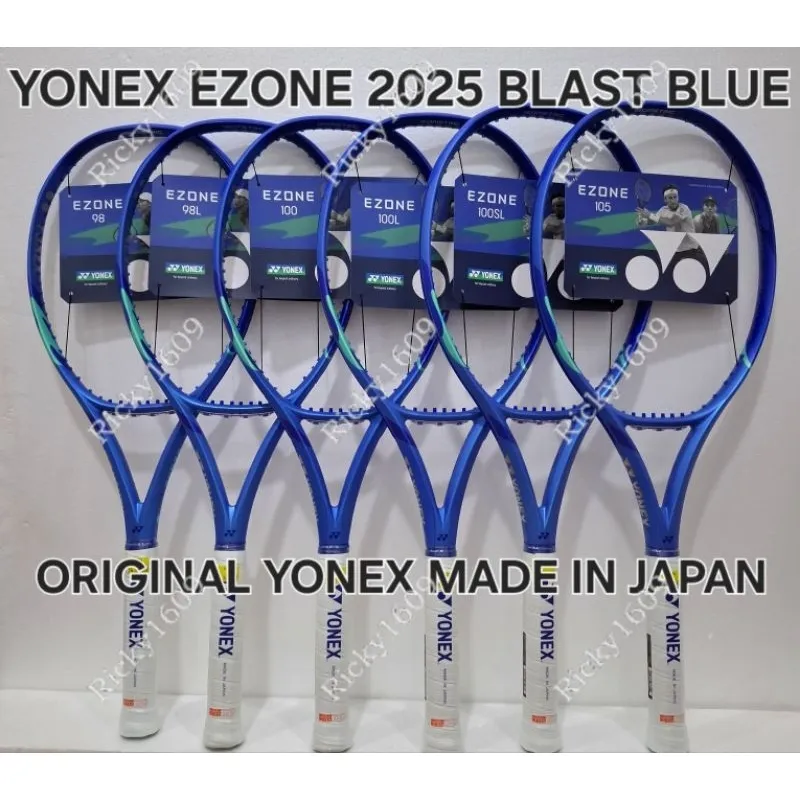 RAKET TENIS YONEX EZONE 98 - EZONE 98L - EZONE 100 - EZONE 100L - EZONE 100SL - EZONE 105 - RAKET TENIS EZONE BLAST BLUE 2025 - ORIGINAL YONEX MADE IN JAPAN