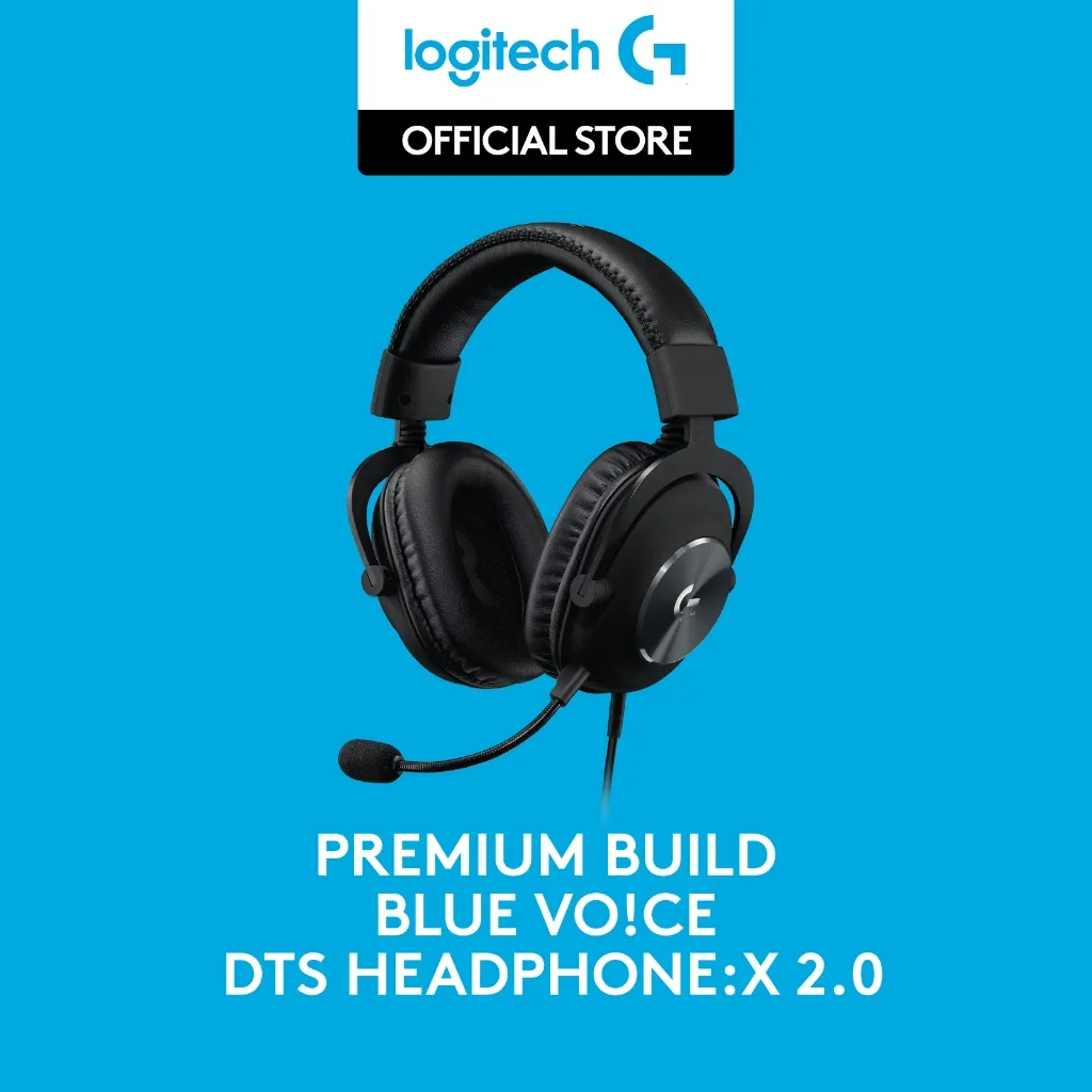 Logitech G Pro X SE Wired Gaming Headset dengan Mikrofon, DTS Headphone 7.1, Bantalan Busa Memori, Driver 50 mm, termasuk USB DAC, untuk PC, Xbox One, Xbox Series X|S, PS5, PS4