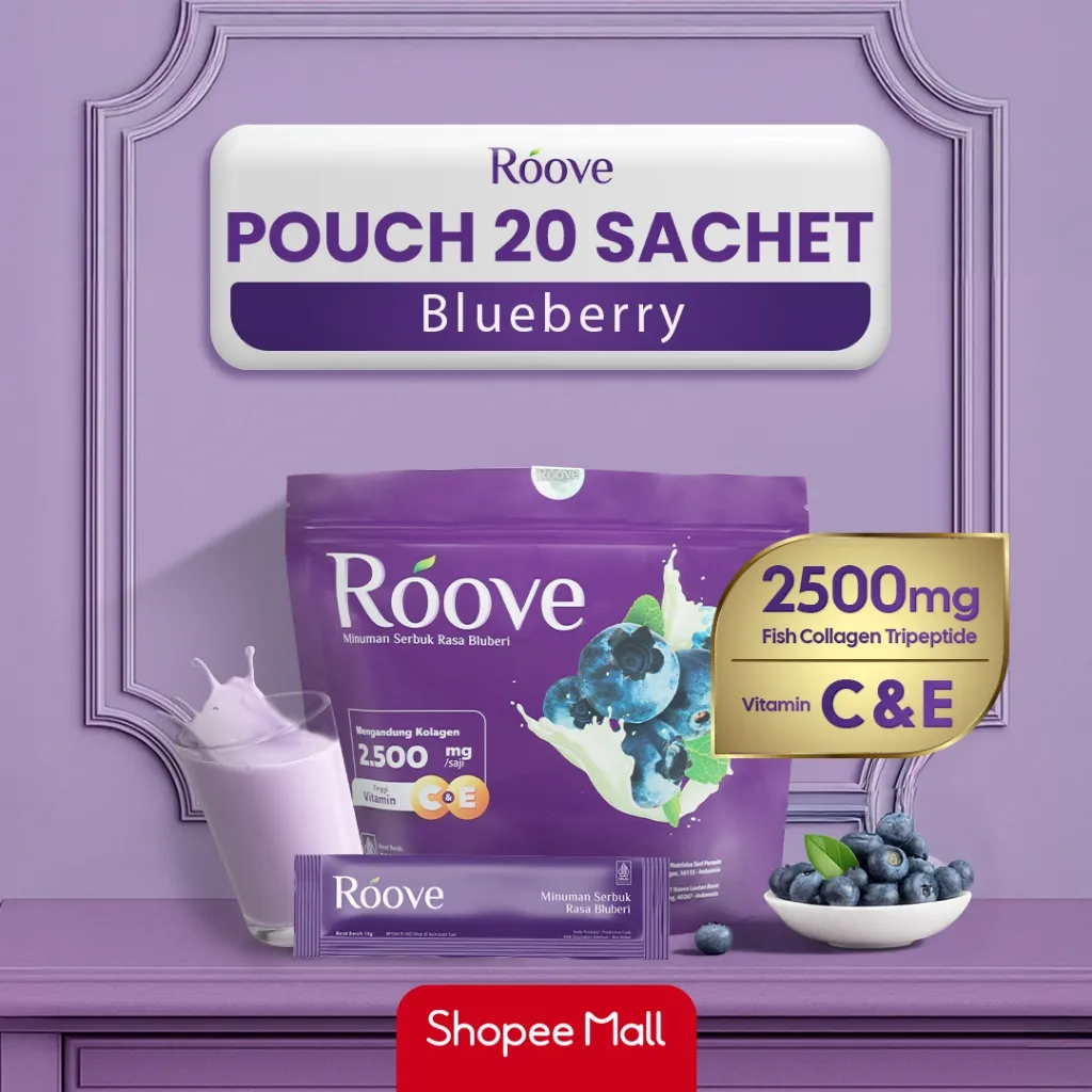 Roove Collagen Drink 20 sachet LIVE PROMO