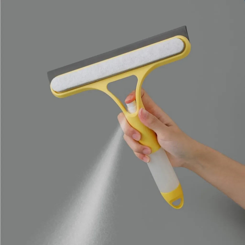 Shopello Alat Pembersih Kaca Jendela 3in1 Alat Kebersihan Wiper Spray Window Cleaner Serbaguna