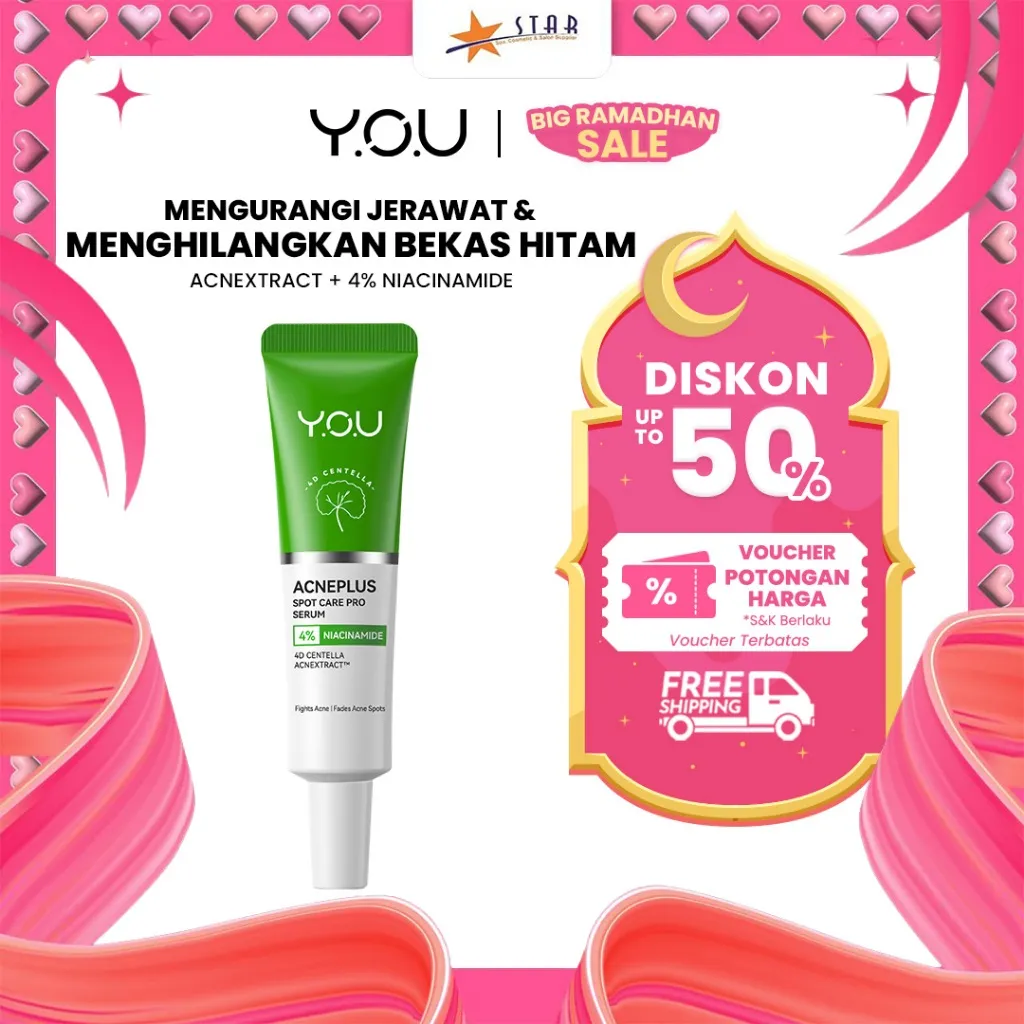 * STAR * YOU AcnePlus Spot Care Pro Serum Obat Totol Jerawat & Bekas Jerawat B5 Barrier