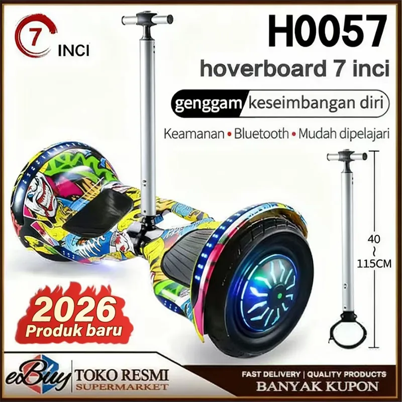 e-Buy 7 Inch Smart Balance Wheel / Segway / Smart Balance Hover Board Hoverboard