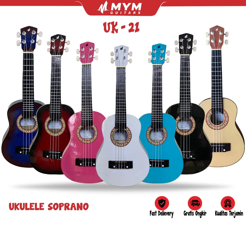 Ukulele UK-21 soprano finishing glossy