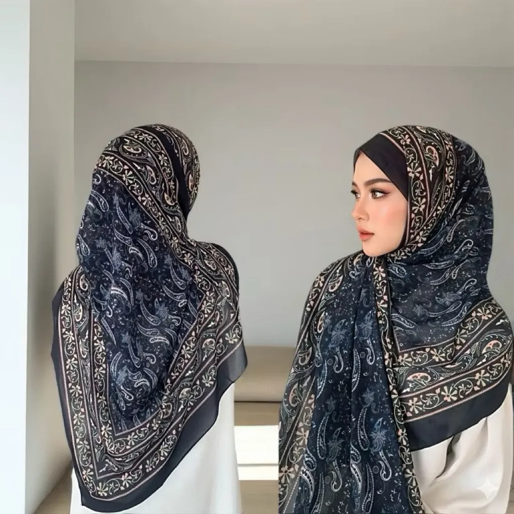 Pashmina Printing Sublime Motif Cashmere Turki Viral Terlaris