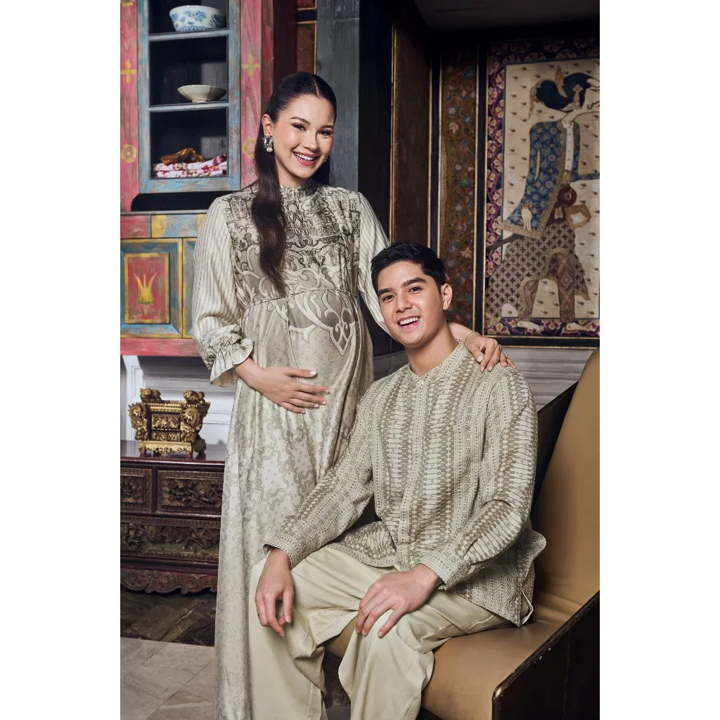 Geulis.id MEGABENTALA SERIES MOCCA / SARIMBIT LEBARAN / BAJU LEBARAN / FAMILY SET