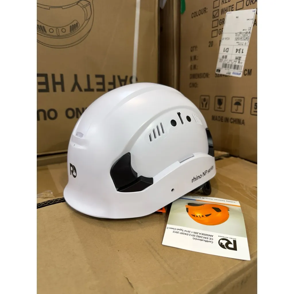 helm safety rhino NP series terbaru dari rhino helm for work safety rescue and climbing