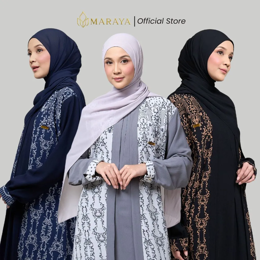 MARAYA Official - Dress Gamis Lebaran Wanita Couple Ibu Anak Terbaru Gamis Syahira Busui
