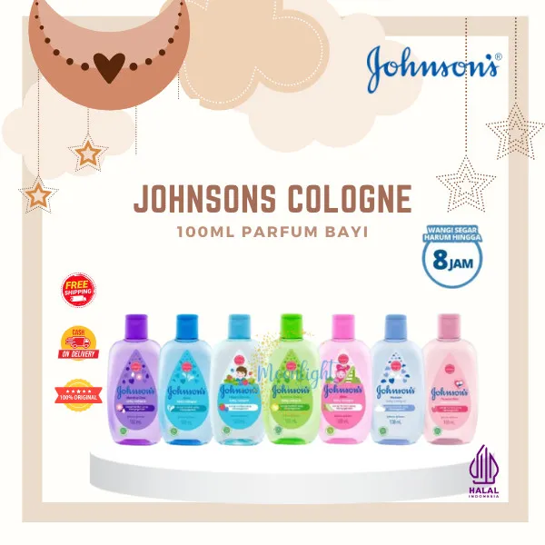Johnson's Cologne Baby 100ml Parfum Bayi Summer Swing |  Slide | Happy Berries | Brisa | Morning Dew