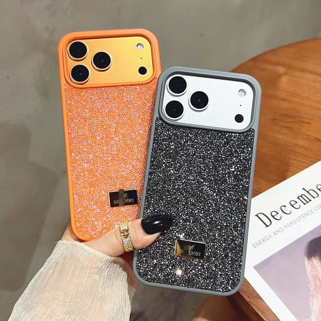 Shiny Diamond Phone Case Suitable for iPhone 17Promax Premium Protection Case 16Pro Luxury All Diamond 14/13 New 14Promax Anti Drop 13 Shiny Water Diamond 15Pro  Skin Touch