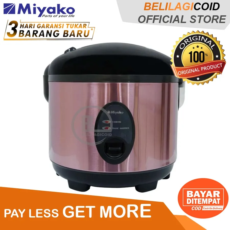 Miyako Magic Com Penanak Nasi 3 in 1 MCM 508 SBC / Megicom Miyako MCM-508 SBC / Magic Com Miyako 3in1 MCM508SBC / Rice Cooker Miyako MURAH MCM 508 SBC / Miyako Rice Cooker