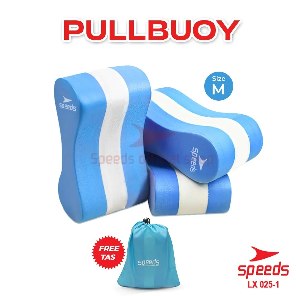 SPEEDS Pullboy Pullbouy Pelampung Berenang Jepit Paha Spons Latihan Renang Pull Buoy Portabel 025-1